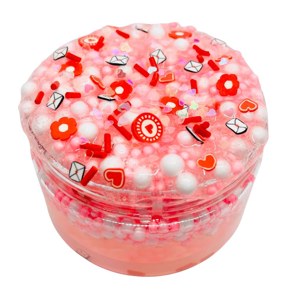 Sweetheart Crunch - Crunchy sparkly floam slime